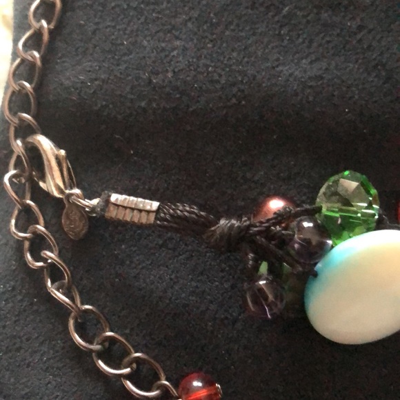 6 strand beaded necklace. - Picture 3 of 3